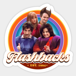 90s Flashbacks Sticker